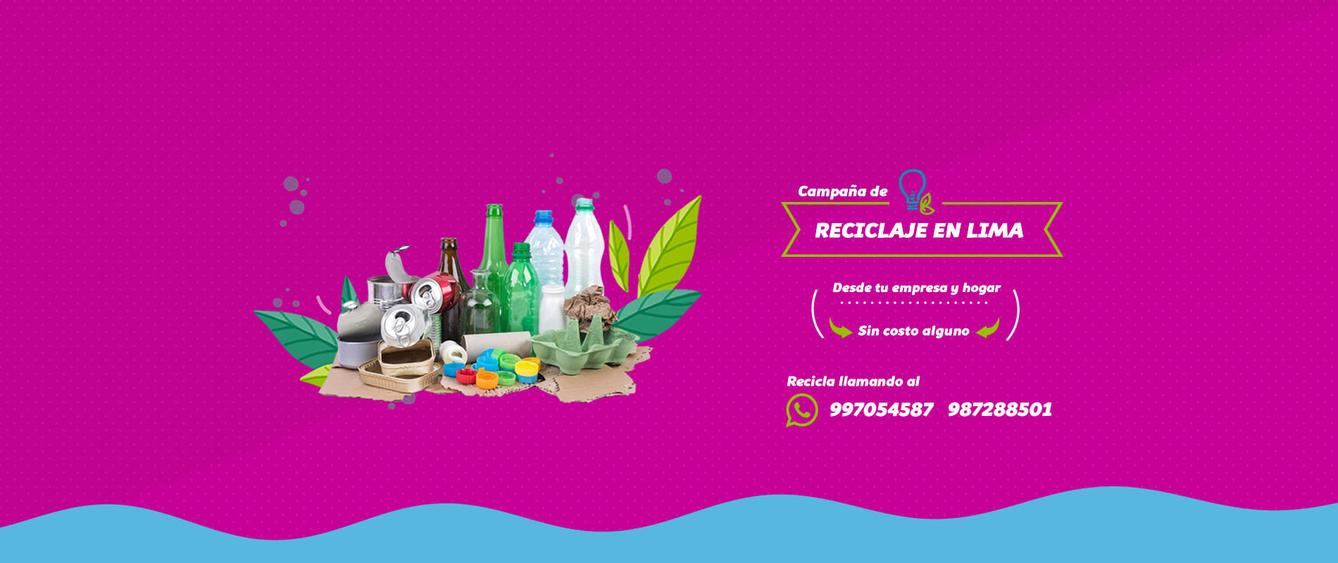 Dona y recicla desde tu distrito